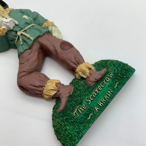 Vintage Kurt Adler Wizard of Oz The Scarecrow 'A Brain' Ceramic Ornament 2000 - Picture 3 of 8